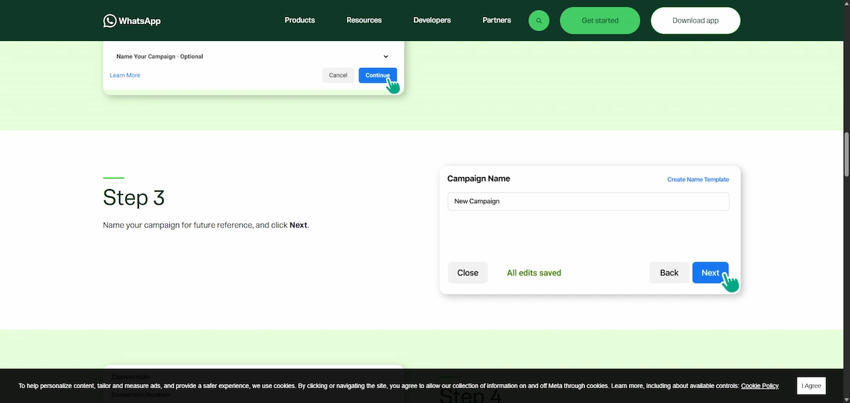 3. Build your business profile