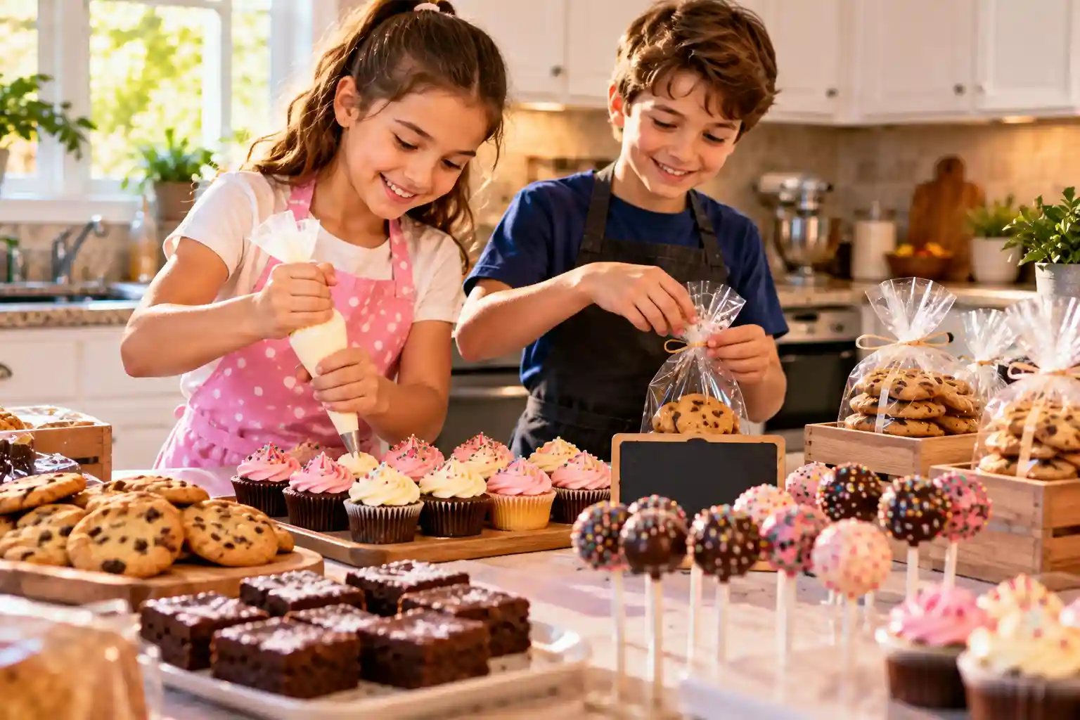 Baking business kids