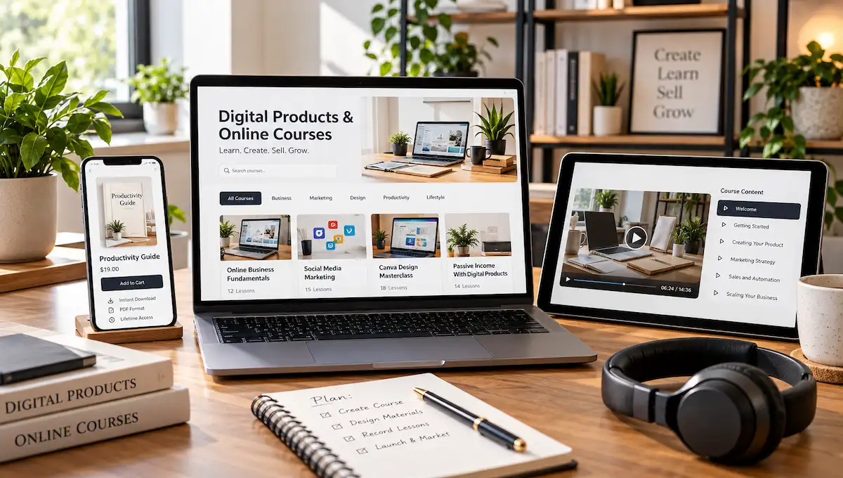 Digital Products and Online Courses 