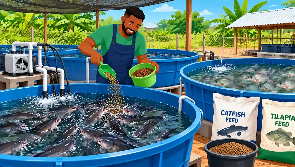 Fish farming in Ghana