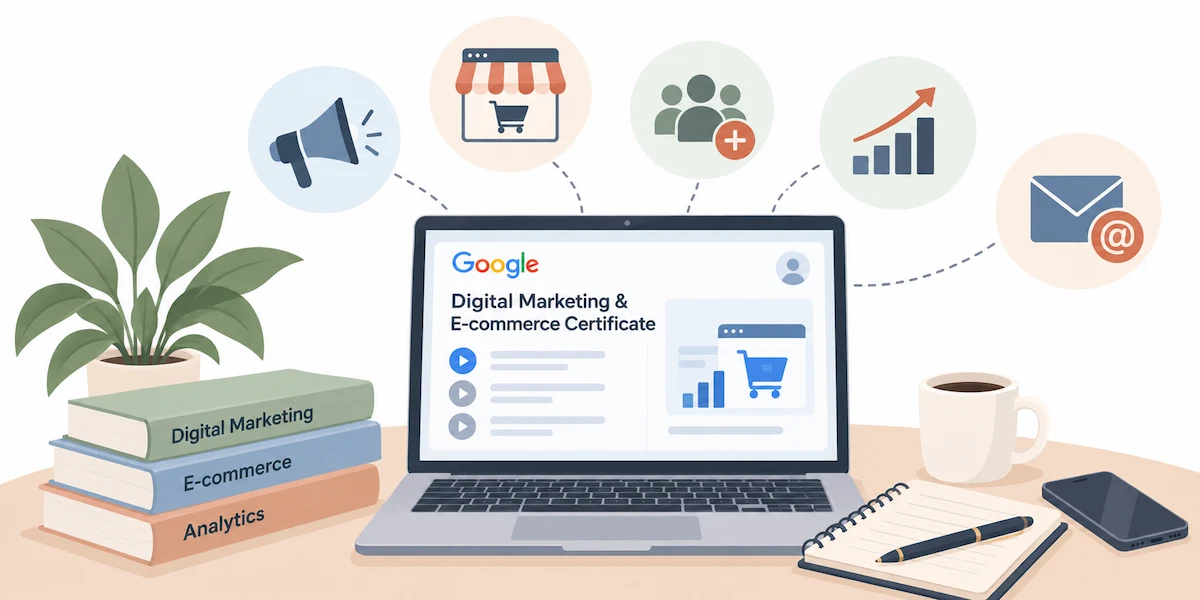 Google Digital Marketing and E-commerce Certificate