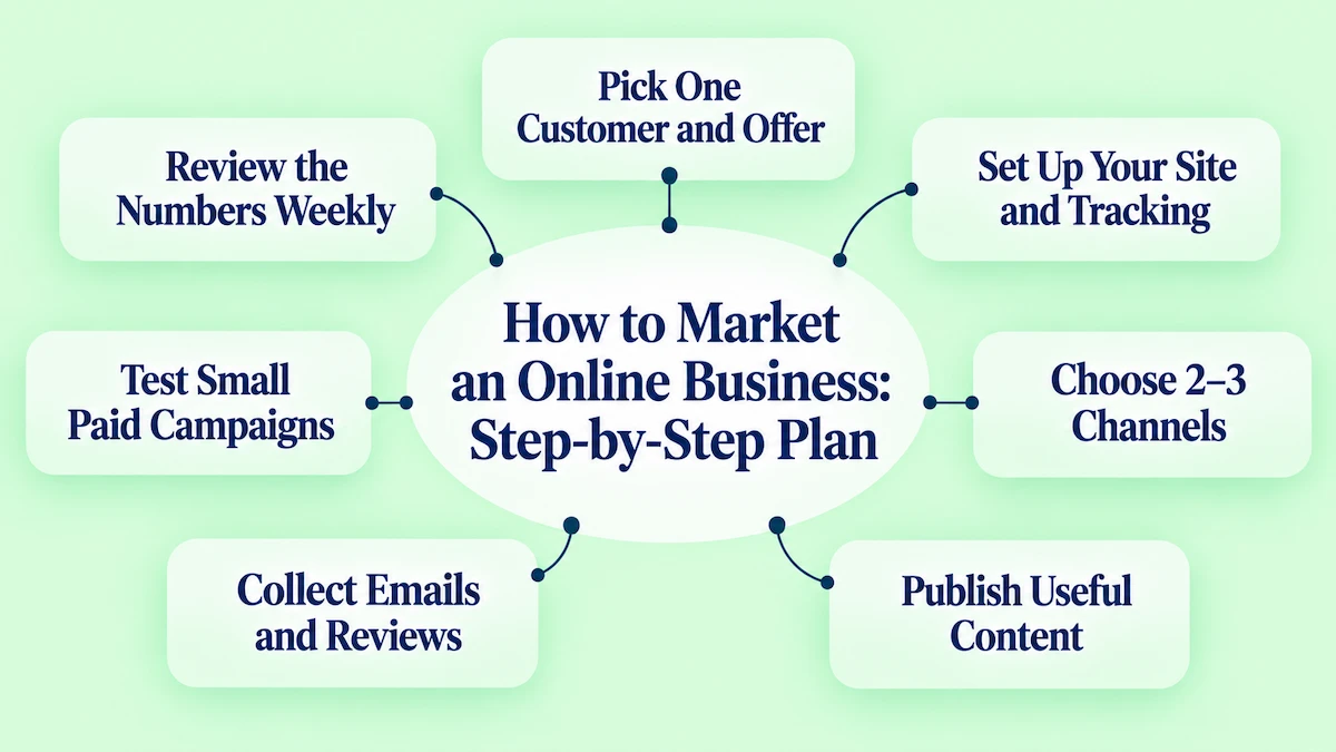 How to Market an Online Business Step-by-Step Plan