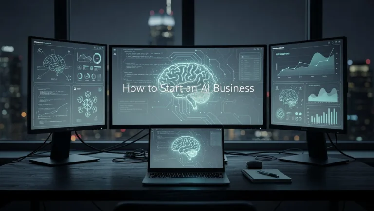 How to Start an AI Business With No Money