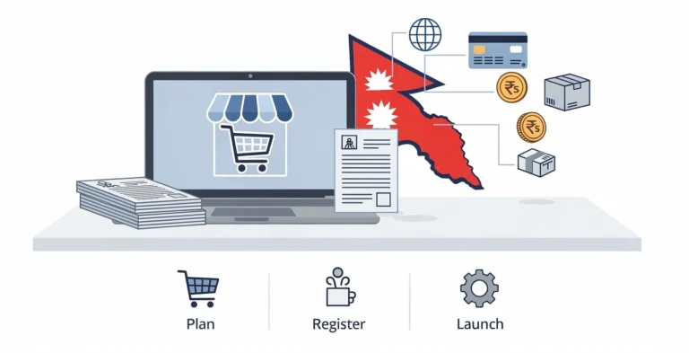 How to start an online business in Nepal