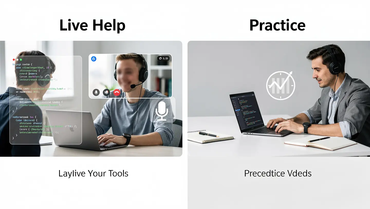Live Help vs Practice