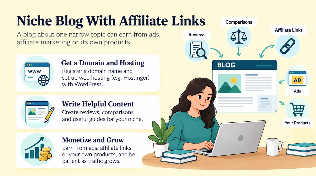 Niche Blog With Affiliate Links