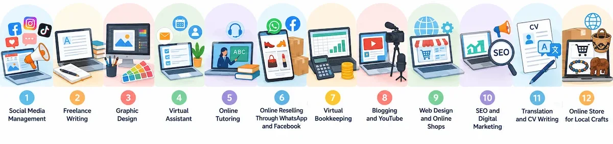 Online Business Ideas in Zambia