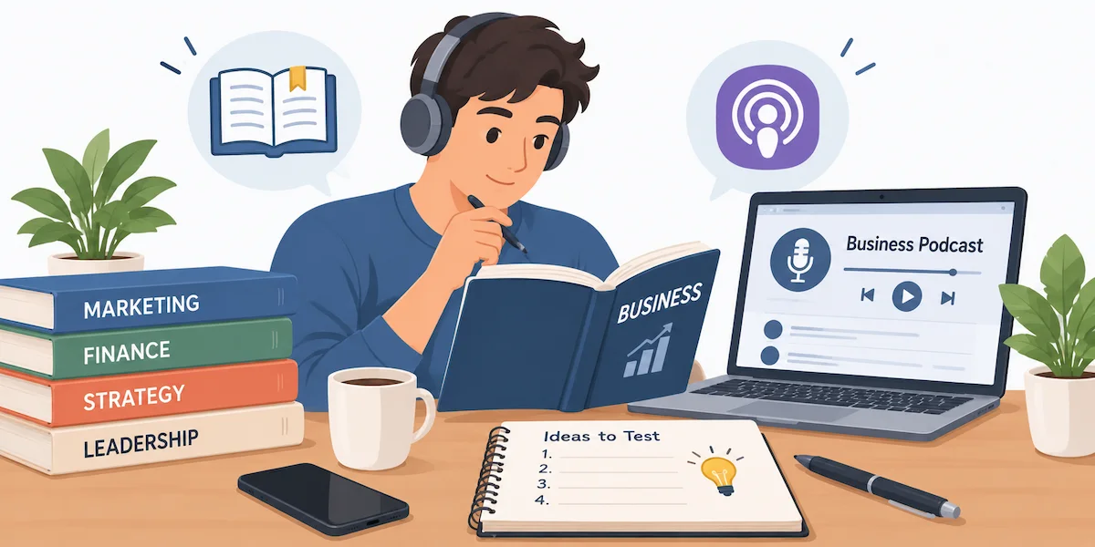 Read Business Books and Follow Podcasts