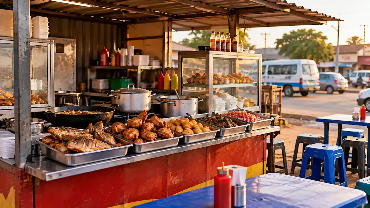 Roadside Food Kiosk