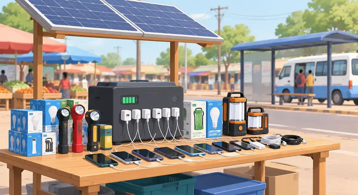 Solar Phone Charging