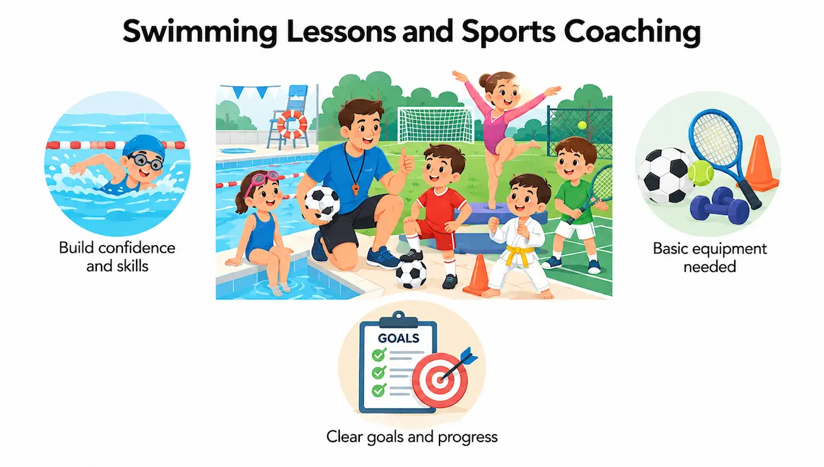 Swimming Lessons and Sports Coaching