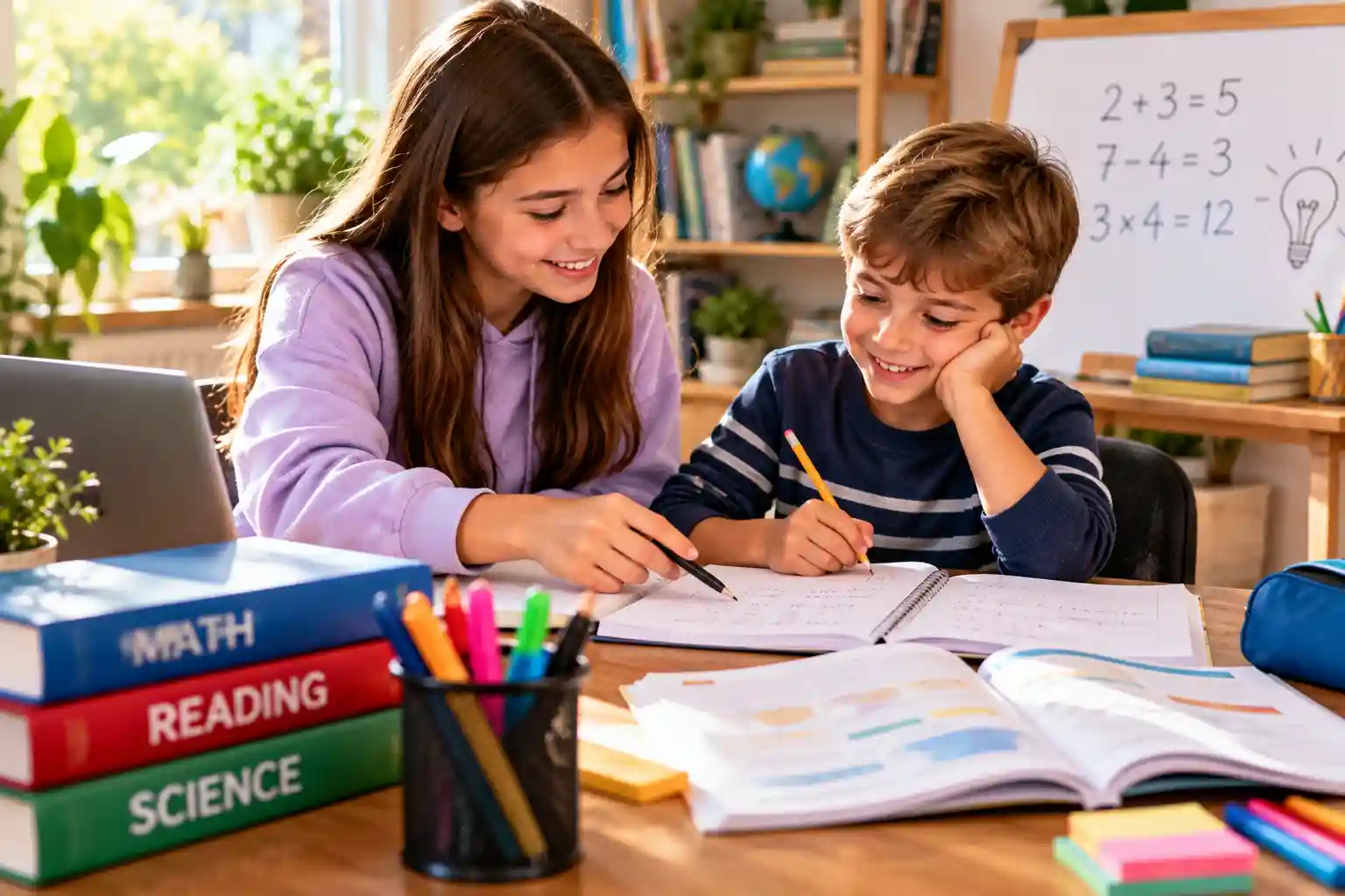 Tutoring younger kids