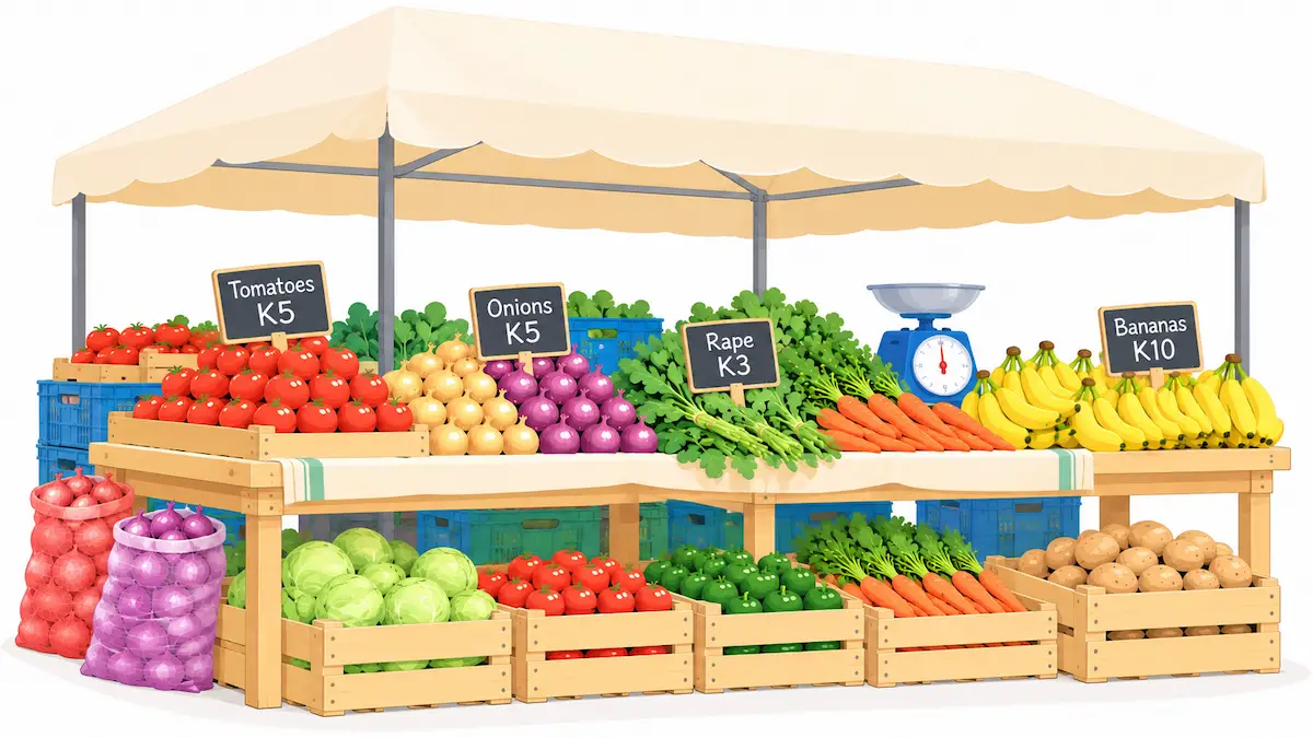Vegetable and Fruit Vending