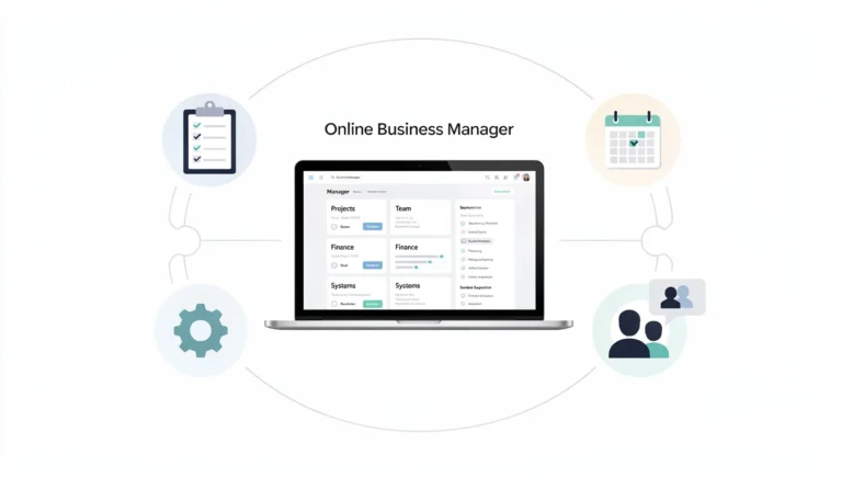 What is an online business manager