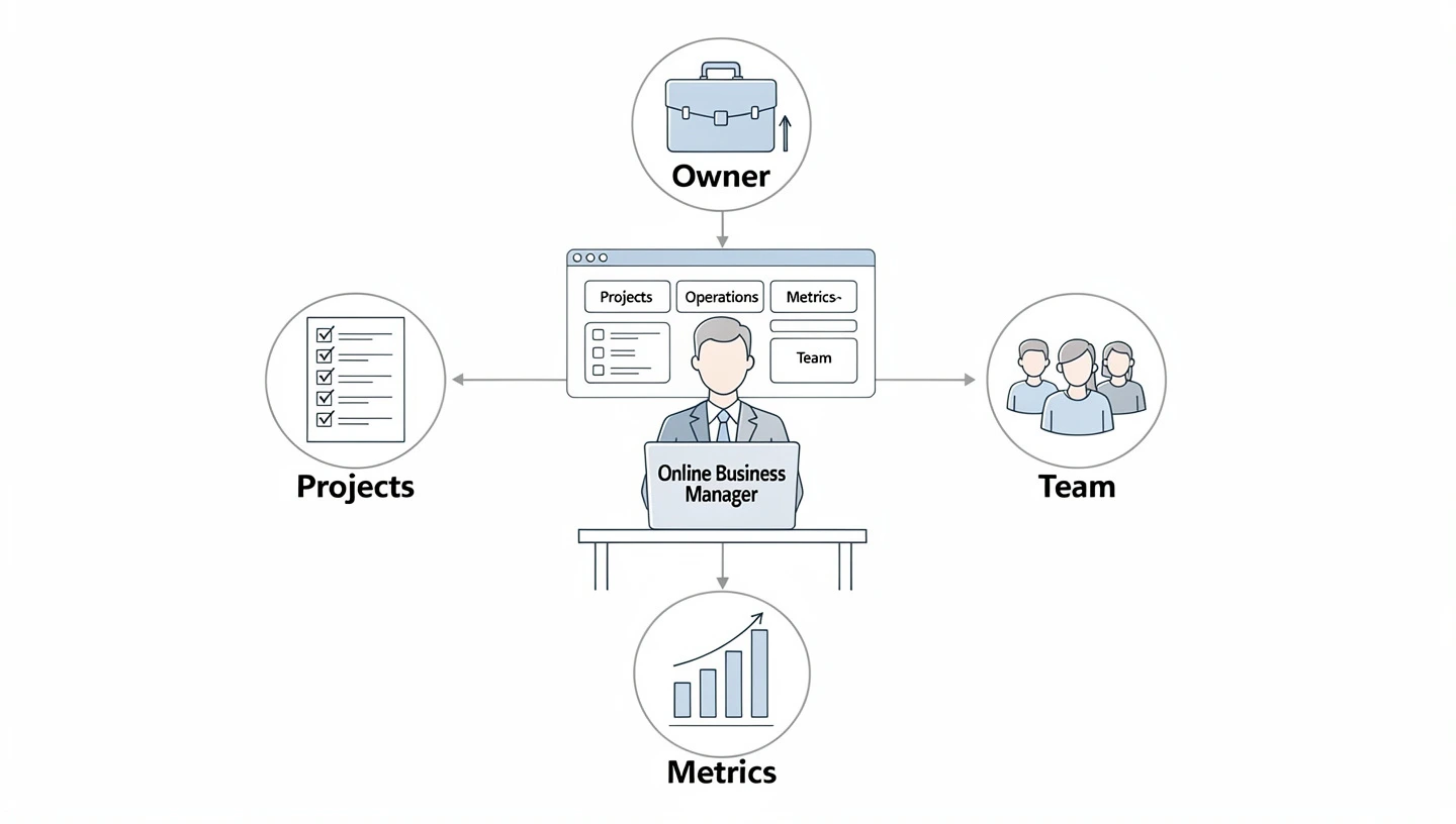 What is an online business manager