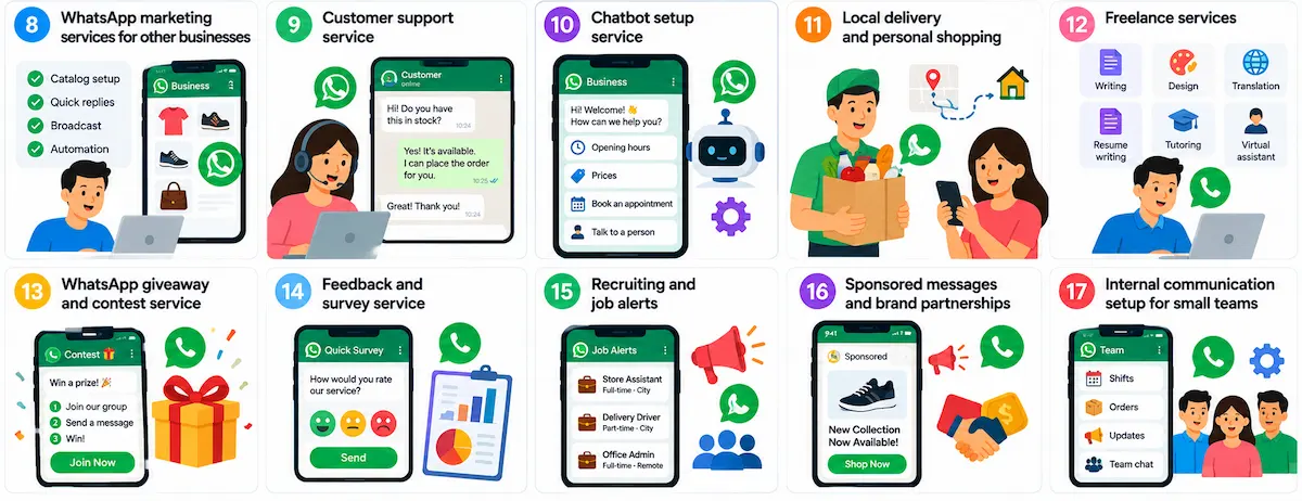 WhatsApp marketing services for other businesses