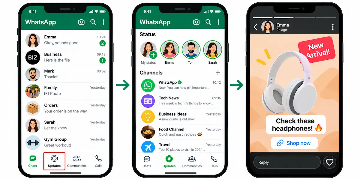 WhatsApp status
