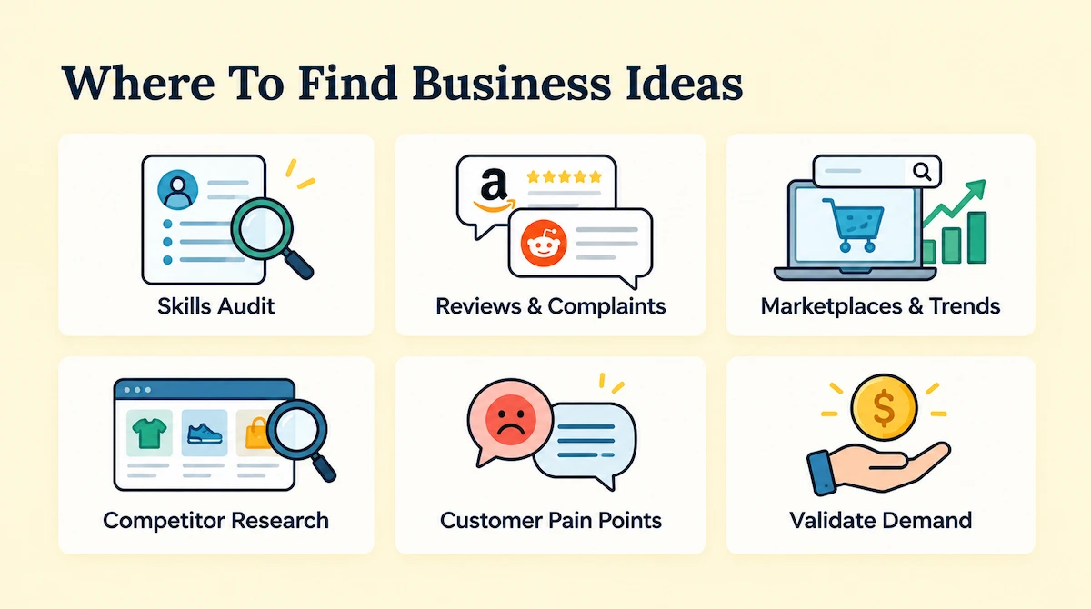Where To Find Business Ideas
