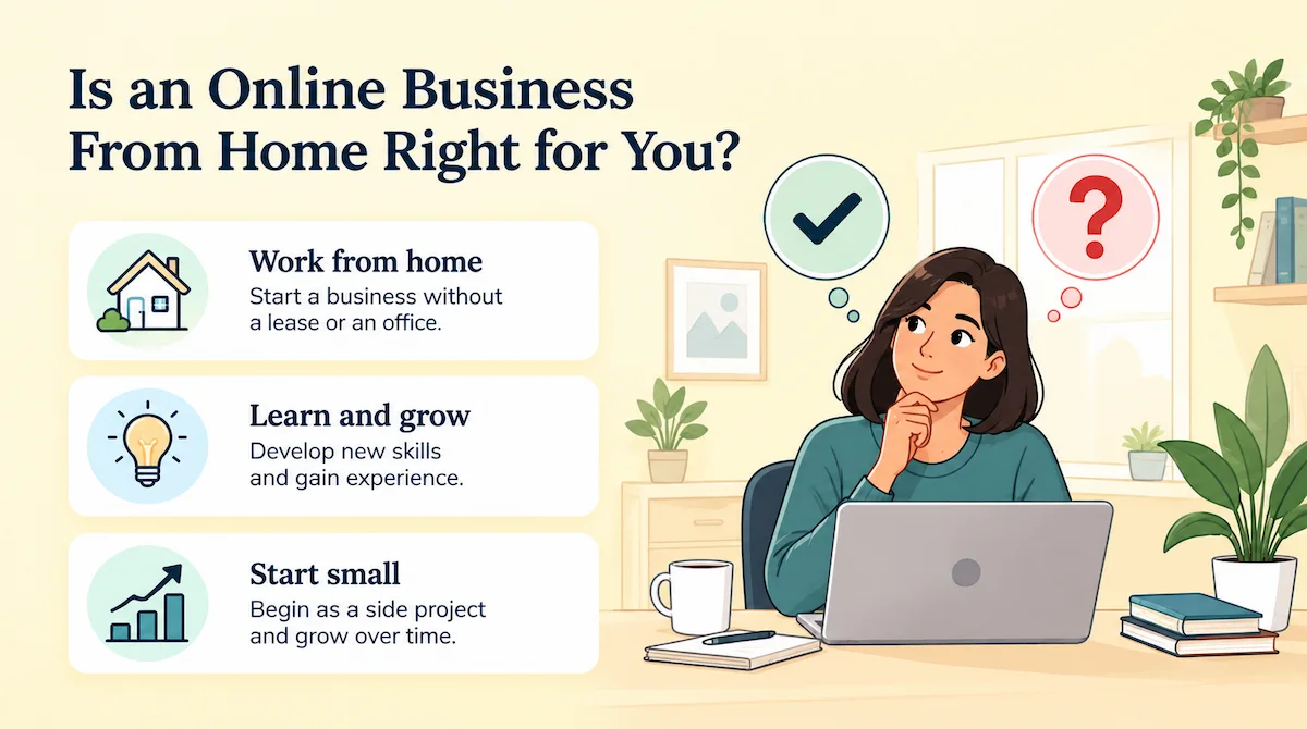 how to start an online business from home