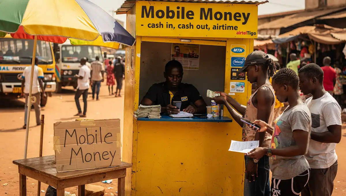 mobile money business in Ghana