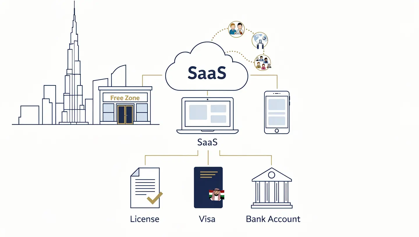 start a SaaS business in Dubai