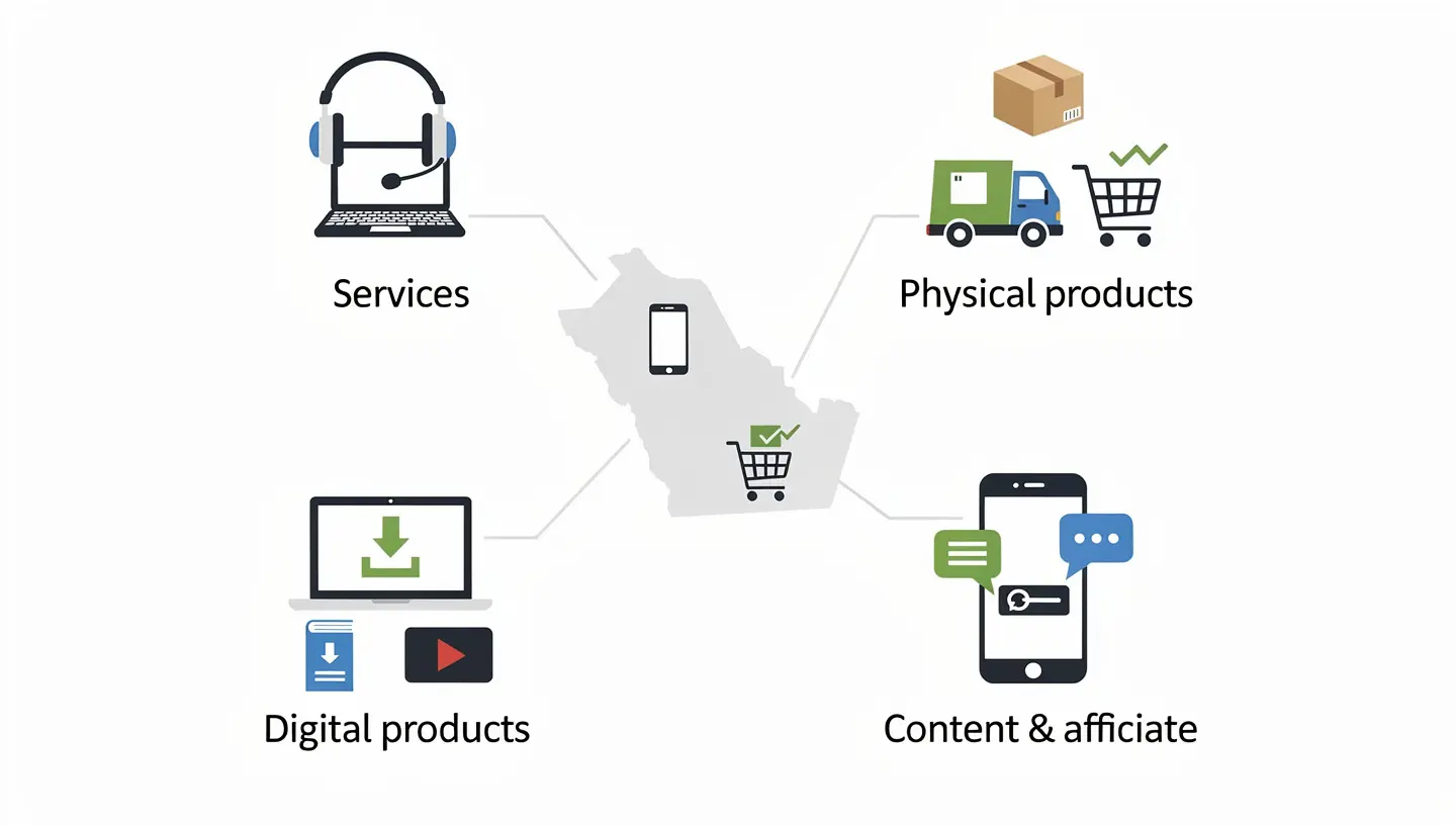 types of online business in Kenya